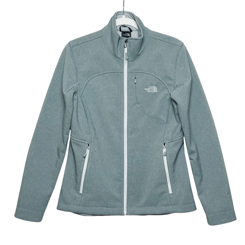 The North Face Apex Bionic Softshell Jacket Hiking Camping Gray SIZE M Women’s